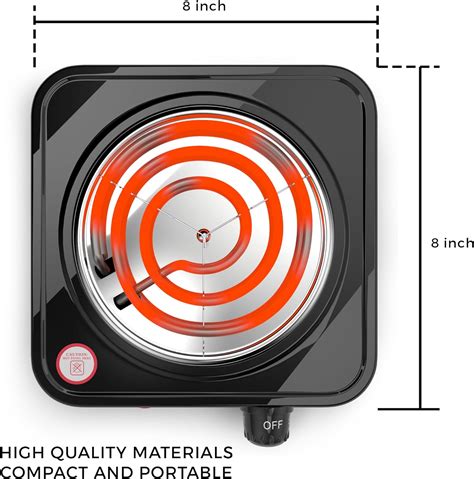 Quemador de carbón para cachimba de 1000 W Quemador individual para