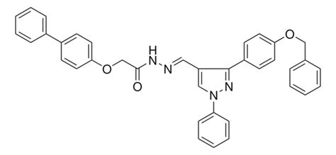 N E 3 4 BENZYLOXY PHENYL 1 PHENYL 1H PYRAZOL 4 YL METHYLIDENE