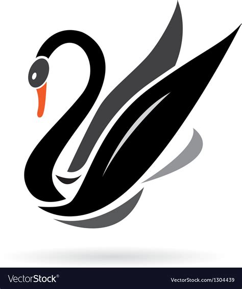 Swans Royalty Free Vector Image Vectorstock