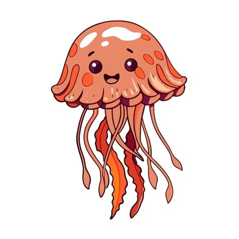 Premium Vector Cute Jelly Fish