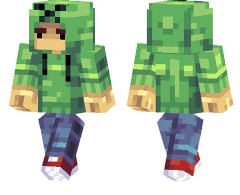 Creeper Hoodie Minecraft Pe Skins