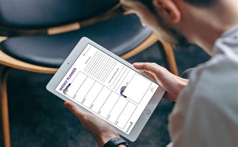 weekly social media planner jared vandermeer