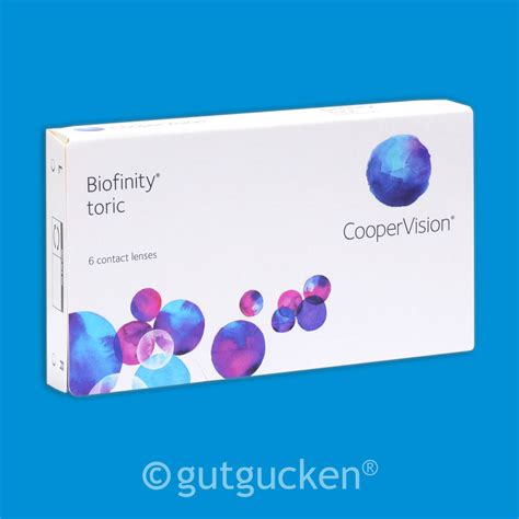 Biofinity Toric X Torische Kontaktlinsen Monatslinsen Von Cooper