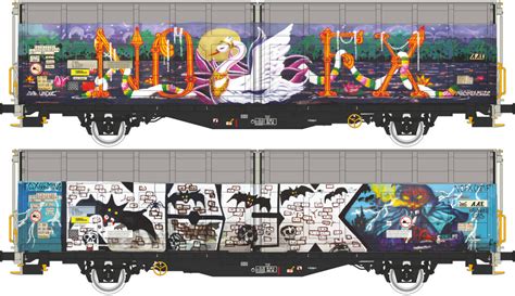 Schiebewandwagen Hbbillns SBB Ep VI Graffiti Edition