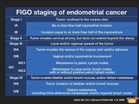 Figo Staging Of Endometrial Cancer