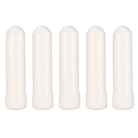 Wristbique Travel Tubes White Plastic 5pack