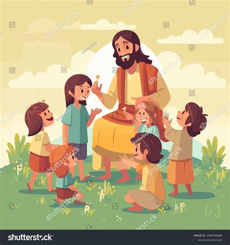 694 Jesus Play Kids Images Stock Photos And Vectors Shutterstock