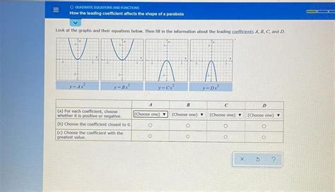 Iii O Quadratic Equations And Functions How The Leading Math