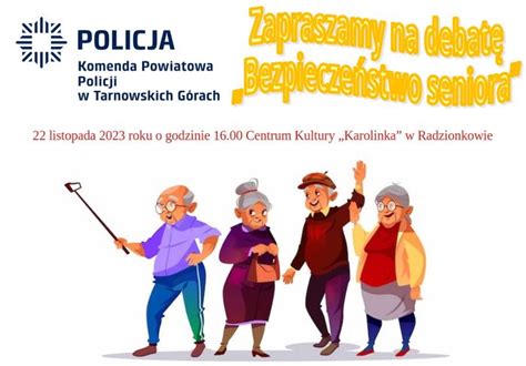 Bezpieczeństwo seniorów Powiat Tarnogórski Wiadomości z regionu