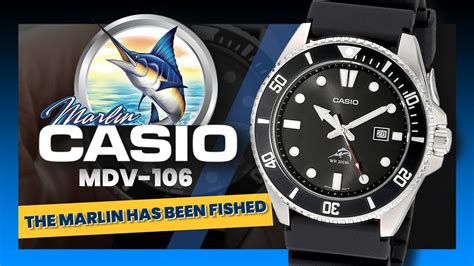 The Casio Marlin Has Been Fished Casio Mdv Av Youtube