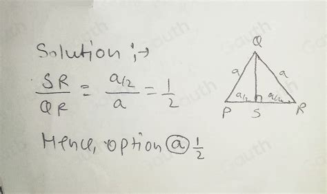 Solved In The Figure Below Delta Pqr Is Equilateral And Qspr