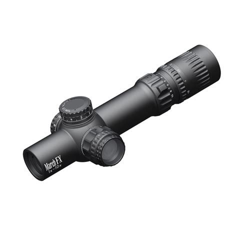 March FX Shorty 1 10x24mm FFP DR TR1F Reticle 0 1MIL 6Level Illum