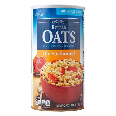 Aldi Millville Hearty 100 Whole Grain Old Fashioned Rolled Oats Same