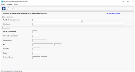 Interfaces Desde Excel Saldos Iniciales De Activos Portal De