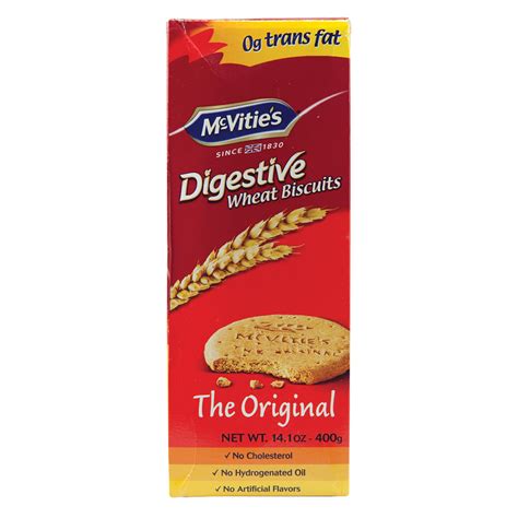 Mcvities Digestive Wheat Biscuits 141 Oz Box Nassau Candy