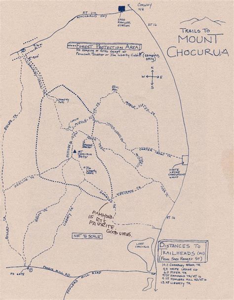 Mt Chocorua Trail Map Atelier Yuwaciaojp