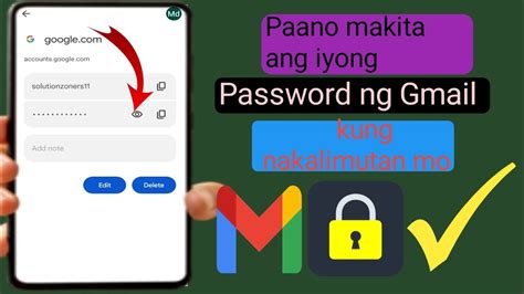 Paano Makita Ang Iyong Password Sa Gmail Kung Nakalimutan Mo Ito