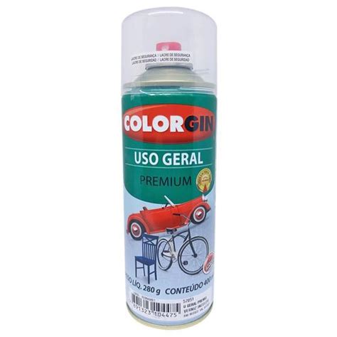 Tinta Spray Colorgin Uso Geral Premium Ml Cores Tinta Spray Para