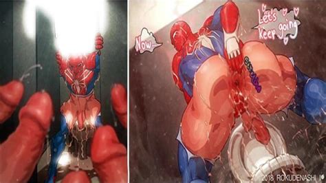 Spiderman Y Venom Caricatura Dibujito Animado Gay Hentai Gay Yaoi The