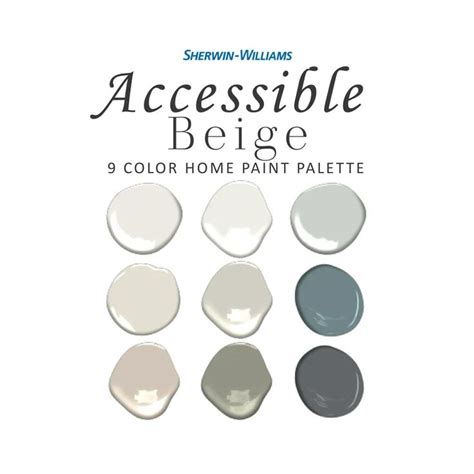 The Color Scheme For Sherylin Williamss Accessible Bejee Paint Palette