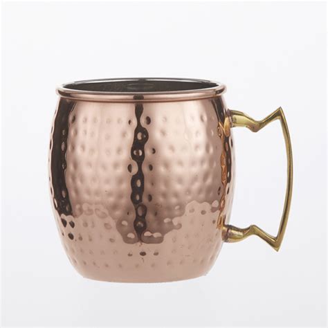 16 Oz Moscow Mule Mug Copper Hammered Finish 24 Case