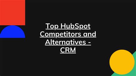 Top Hubspot Competitors And Alternatives Crm Revpilots