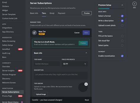 How To Enable Server Subscriptions In Discord Discord Server