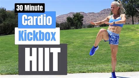 30 Minute Cardio Kickbox Hiit With Ab Finisher No Equipment High