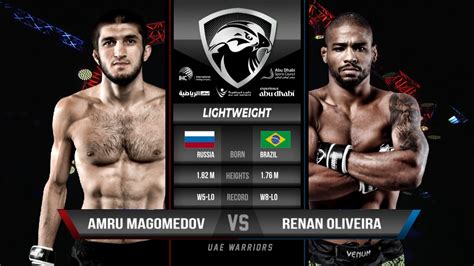 Amru Magomedov Vs Renan Oliveira Uae Warriors