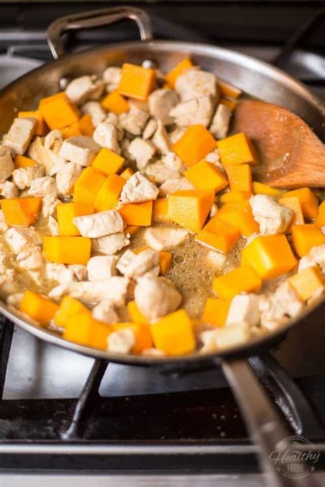 Butternut Squash Chicken Curry • The Healthy Foodie