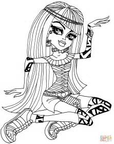 Monster High Cleo Coloring Page Free Printable Coloring Pages