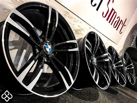 BRAND NEW BMW M4 STYLE ALLOY WHEELS 5 X 120 GLOSS BLACK WITH