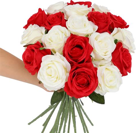 Amazon Tifuly Roses Artificial Flowers Pcs Realistic Long