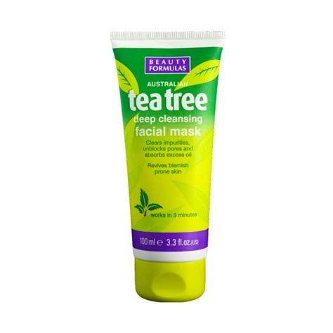 Beauty Formulas Tea Tree Deep Cleansing Facial Mask 100 Ml 3 19 EUR