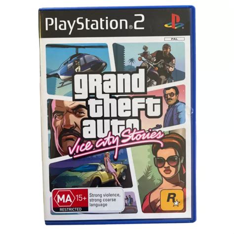 GRAND THEFT AUTO Vice City Stories PlayStation 2 PS2 With Manual Map