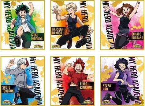 Type Set My Hero Academia Foil Pressed Mini Colored Paper Collection