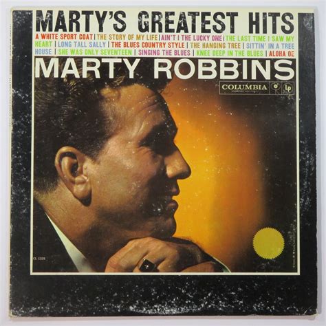 Marty Robbins Marty Robbins Martys Greatest Hits LP Vinyl Record