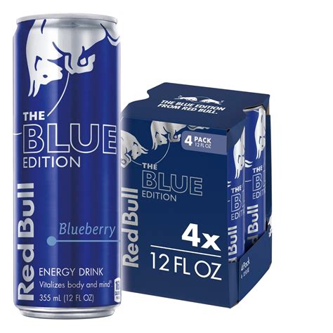 Cans Red Bull Energy Drink Blueberry Fl Oz Blue Edition