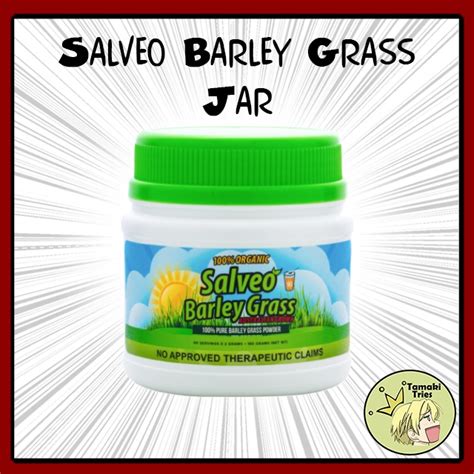 Salveo Barley Grass Powder Juice Jar Pure Barley Grass Powder G