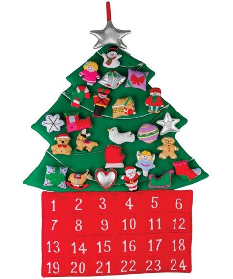 Christmas Tree Fabric Advent Calendar Countdown To Christmas