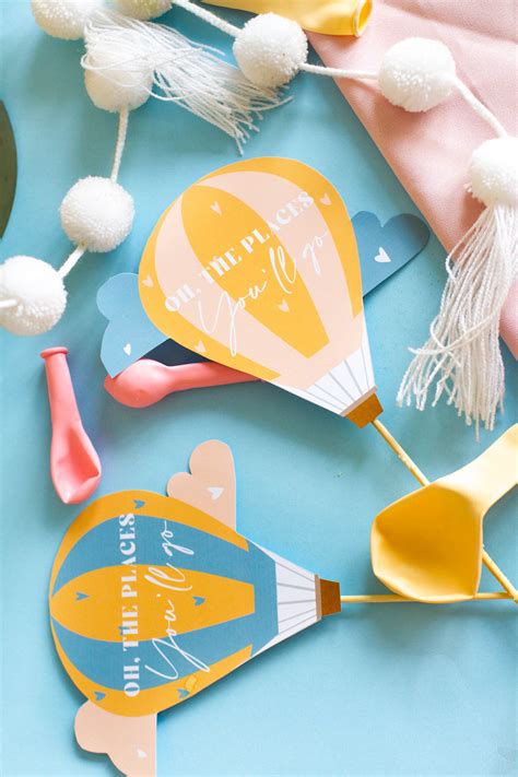 Hot Air Balloon Cake Toppers Bb Print Club