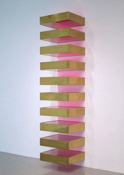 Donald Clarence Judd 1928 1994 Minimalism Contemporary Art