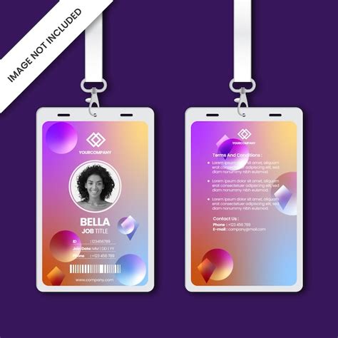 Premium Vector Modern Id Cards Vector Template