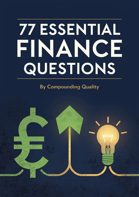 77 Essential Finance Questions