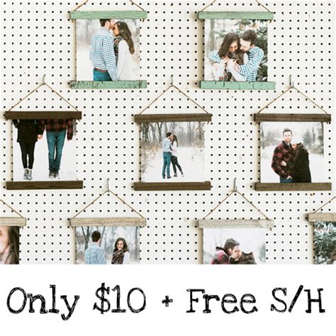 84% off 8×8 Canvas Hanging Print : Only $10 + Free S/H