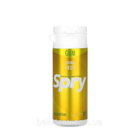 Жевательная резинка с ксилитом Xlear, Spry (фруктовая), 27 штук ...