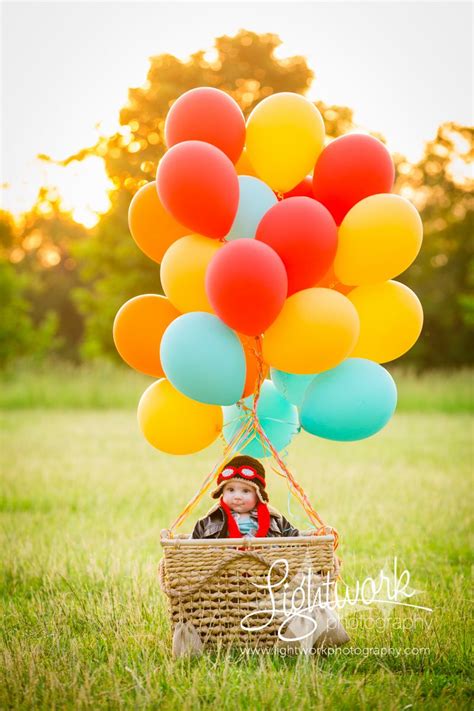 Hot Air Balloon Baby Photography