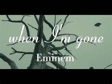 Eminem When I M Gone Lyrics Video YouTube