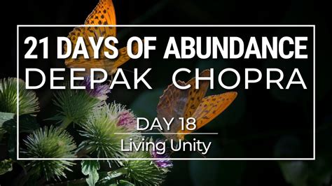 Day 18 21 Days Of Abundance Meditation Deepak Chopra Youtube