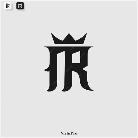 Premium Vector Nr Monogram Logo